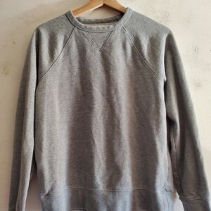 Everlane Women's Crewneck Sweater in Heather Gray.